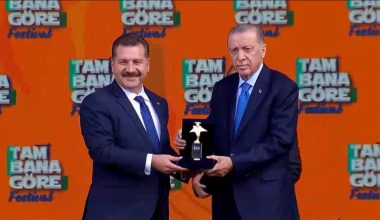 Gençlerin Başkanı Yücel Yılmaz’a Erdoğan’dan bir ödül daha