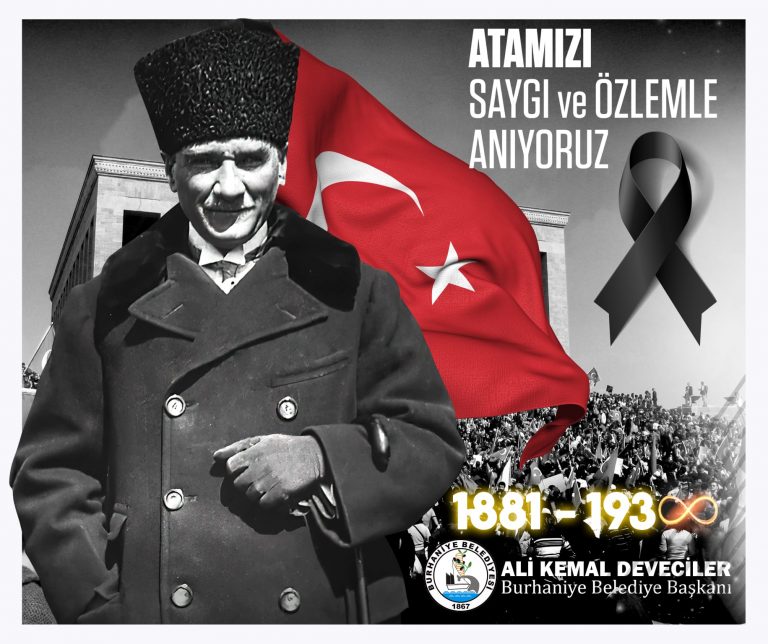 Burhaniye Belediyesi Ali Kemal DEVECİLER 10 Kasım Mesajı…