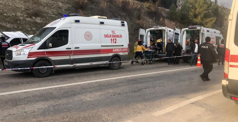 Balıkesir kepsut yol istikametinde kaza