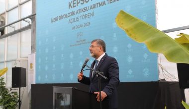 Kepsut’ta İleri Biyolojik Atıksu Arıtma Tesisi  açılış töreni gerçekleştirildi