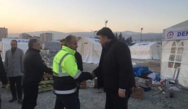 BAŞKAN EMİN ERSOY DEPREM BÖLGESİNDE