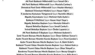 ÇETİN AİLESİ VEFAT VE TEŞEKKÜR İLANI